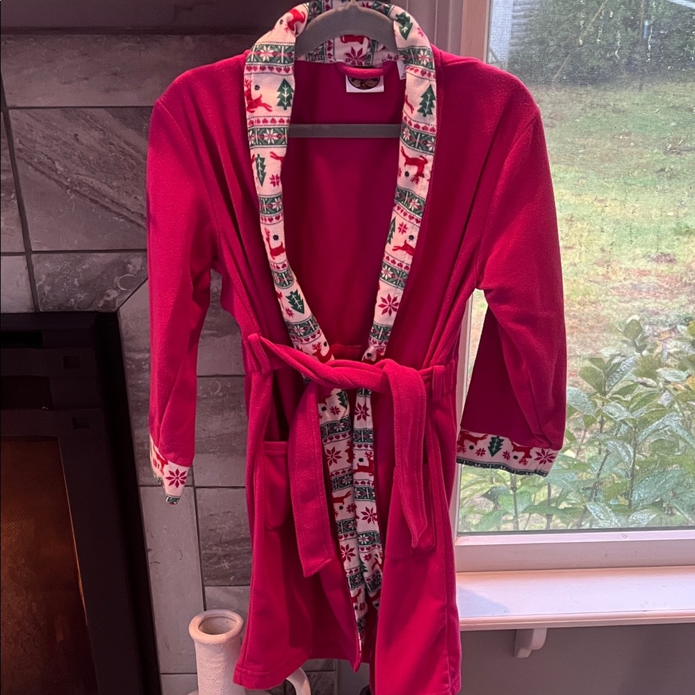 Bass Pro Shops Kids Magenta Pajama Robe